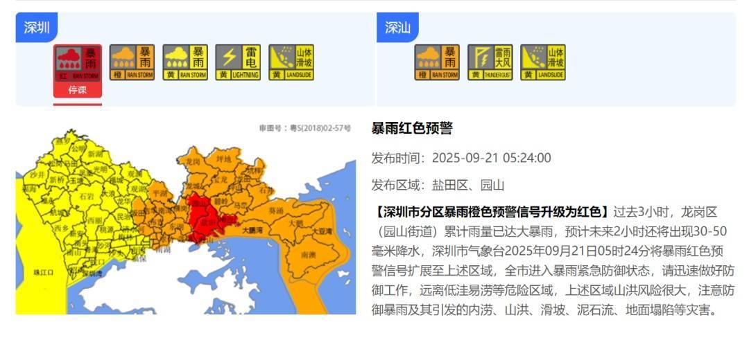 网页里的某些赛事有的“中”字是什么意思?_“风王”诞生!迅速逼近!深圳知名景区闭园网页里的某些赛事有的“中”字是什么意思?,分区暴雨红色预警生效中→